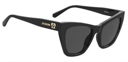 Moschino Love Grey Square Women's Sunglasses - 80753Ir by Beauty Care Bag