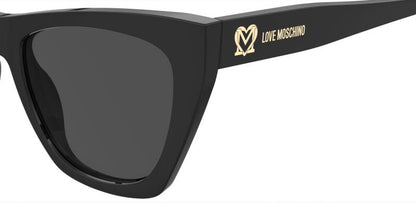 Moschino Love Grey Square Women's Sunglasses - 80753Ir by Beauty Care Bag
