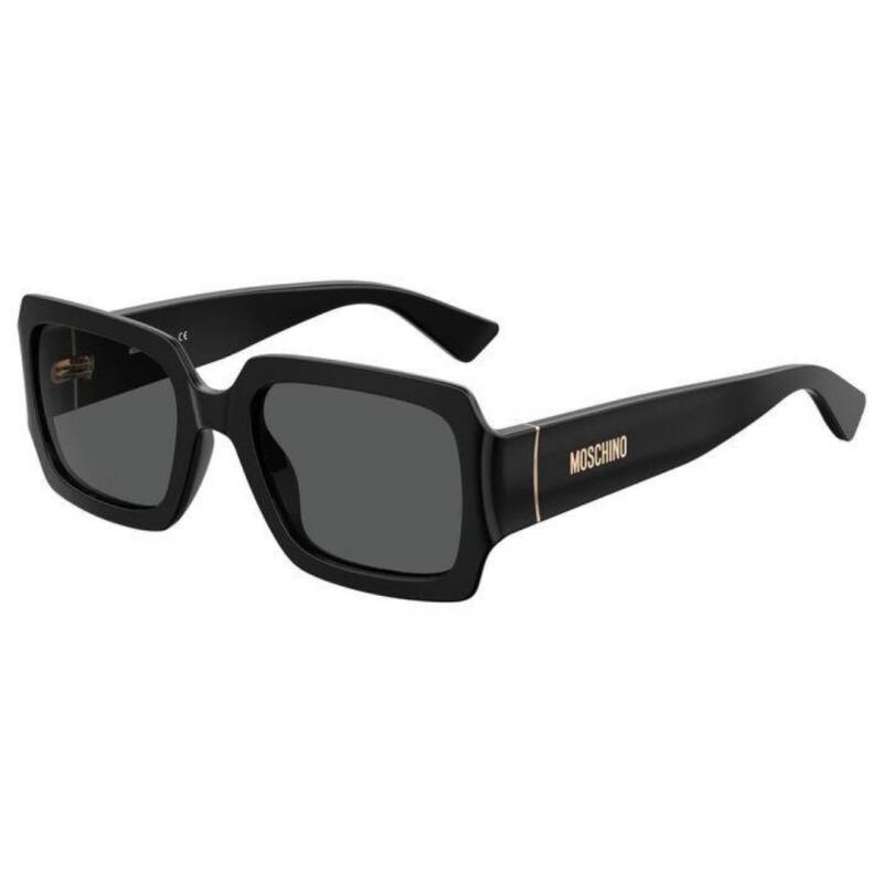 Moschino MOS 063/S Grey Oval Women's Sunglasses 53mm by Beauty Care Bag