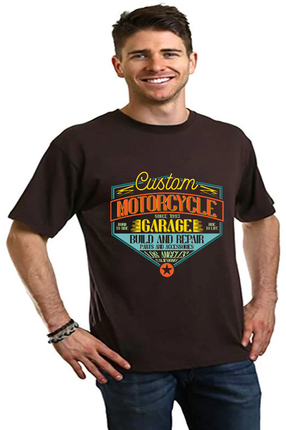 Motorcycle Garage graphic t-shirt – view 7