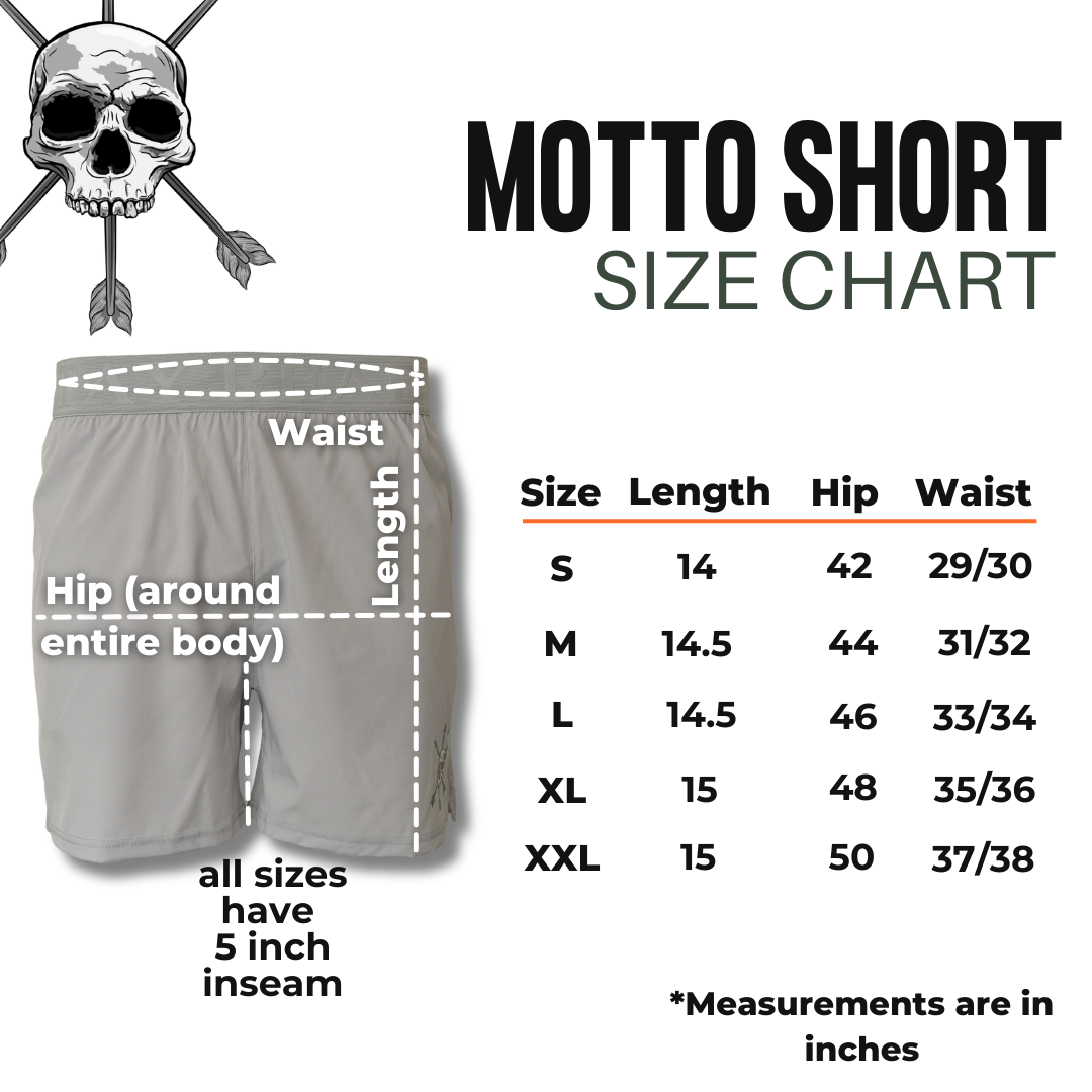 MEN'S | MOTTO SHORT : LUNAR ROCK by Alpha Country Training + Nutrition