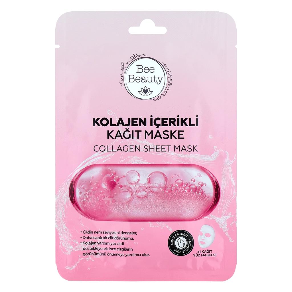 Bee Beauty Collagen Sheet Mask for Firming & Hydration 25 ml by Beauty Care Bag