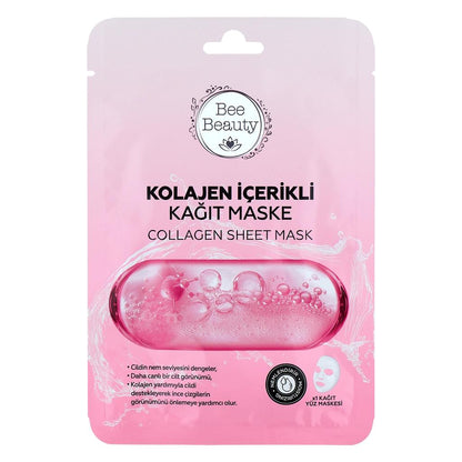 Bee Beauty Collagen Sheet Mask for Firming & Hydration 25 ml by Beauty Care Bag