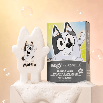 Muffin - Vanilla Cupcake Body Buffer | BlueyBody Wash Infused BufferTorqelo.com