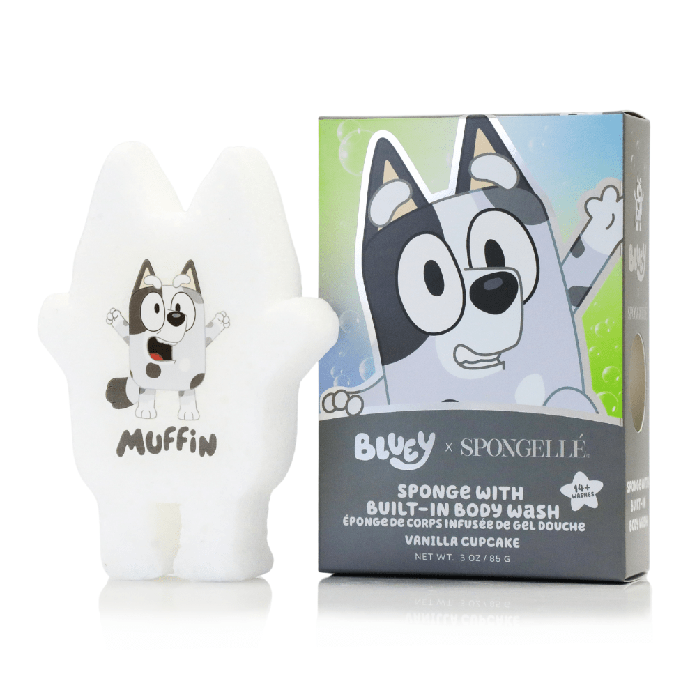 Muffin - Vanilla Cupcake Body Buffer | BlueyBody Wash Infused BufferTorqelo.com