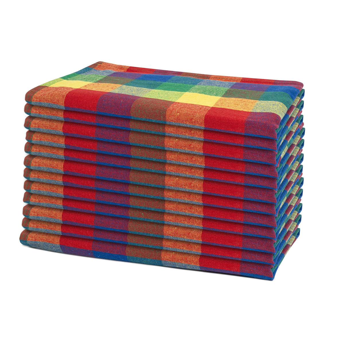 Plaid cotton dinner napkins – view 6