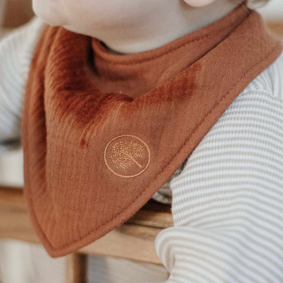 Bliss Muslin Bandana Bibs Set (4-Pack) by Parker Baby Co.