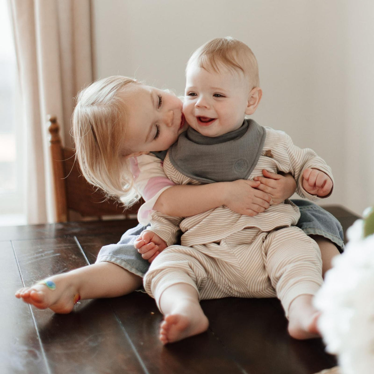 Bliss Muslin Bandana Bibs Set (4-Pack) by Parker Baby Co.