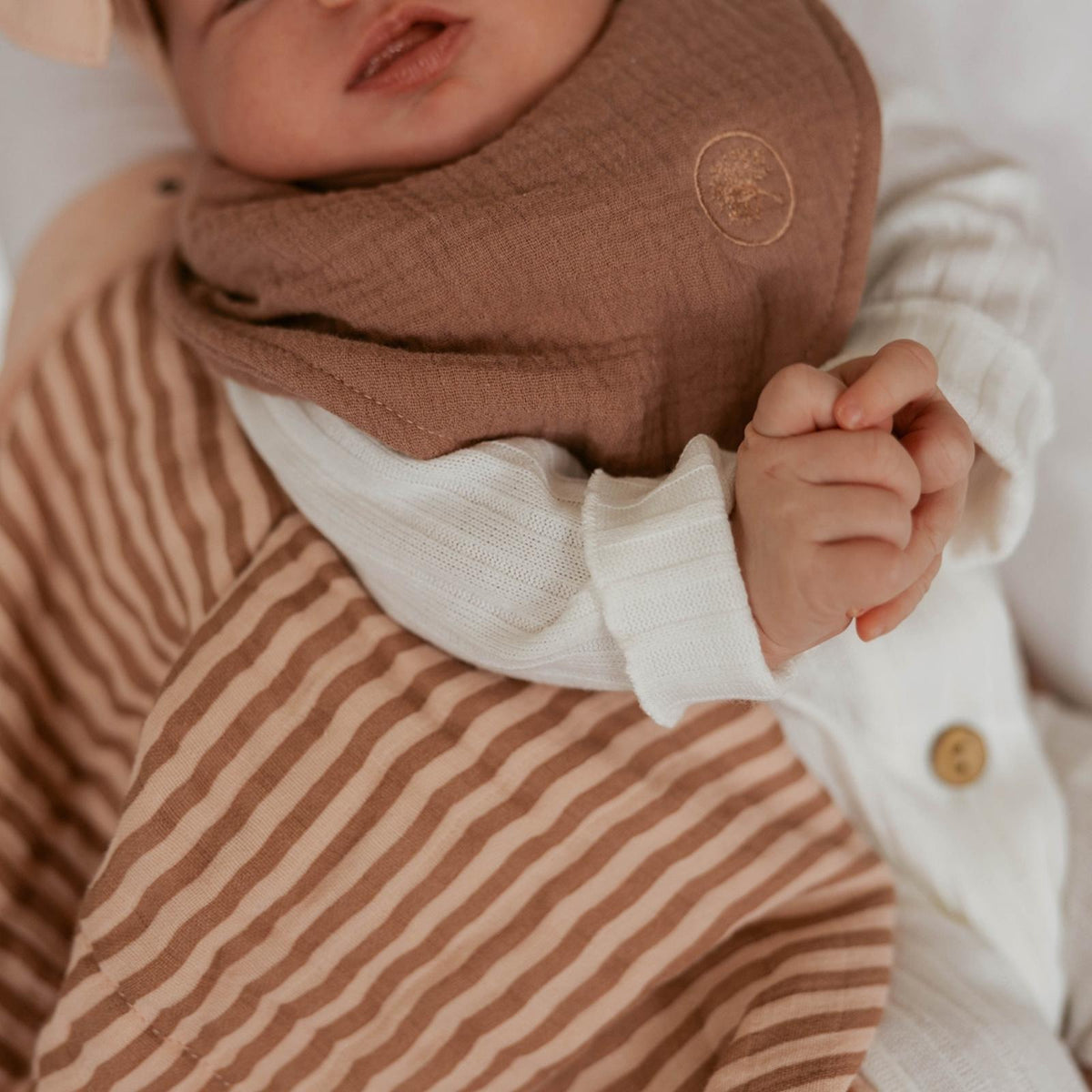 Bliss Muslin Bandana Bibs Set (4-Pack) by Parker Baby Co.