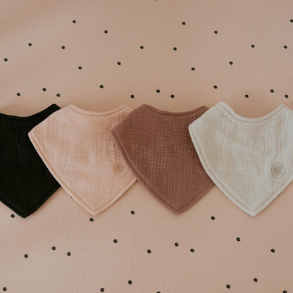 Bliss Muslin Bandana Bibs Set (4-Pack) by Parker Baby Co.