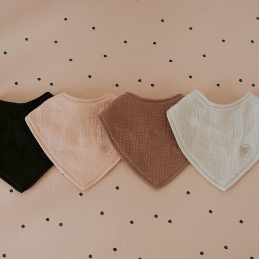 Bliss Muslin Bandana Bibs Set (4-Pack) by Parker Baby Co.