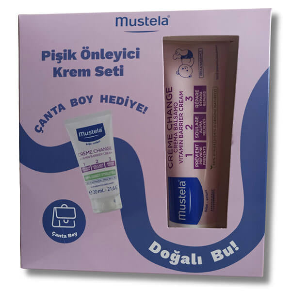Mustela Vitamin Barrier 1-2-3 Cream Set 100g + 20g by Beauty Care Bag
