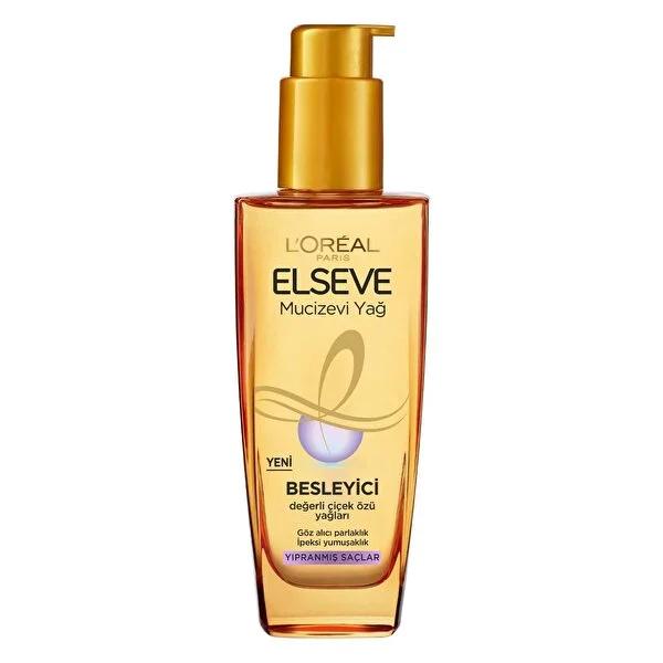 Elseve Nourishing Hair Care Oil - 100ml Miraculous Revitalizing Formula for Soft & Shiny Hair by Beauty Care Bag