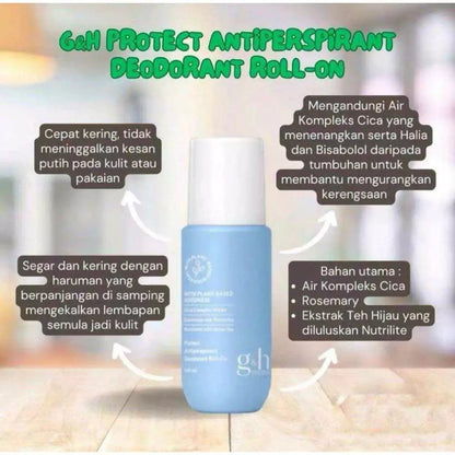 Three G&H Protect+ deodorant and anti-perspirant roll-ons, 100 ml each, view 7