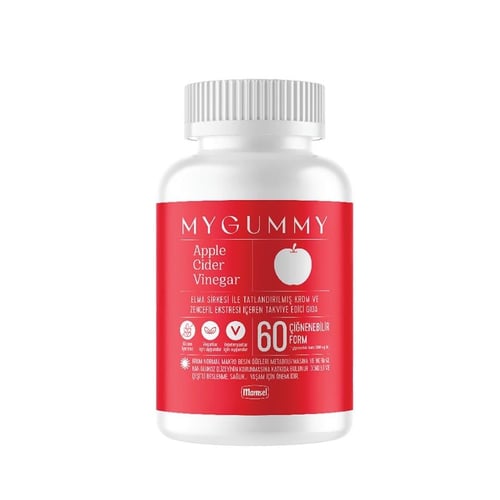 MYGUMMY Apple Cider Vinegar 60 Chewable Form by Beauty Care Bag