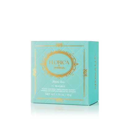 Mystic Rose Spongette | FloricaBody Wash Infused BufferTorqelo.com
