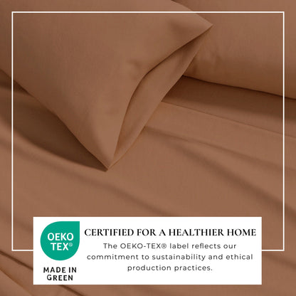 Cotton Solid Flannel Sheet - Nordic Collection by Great Bay Home