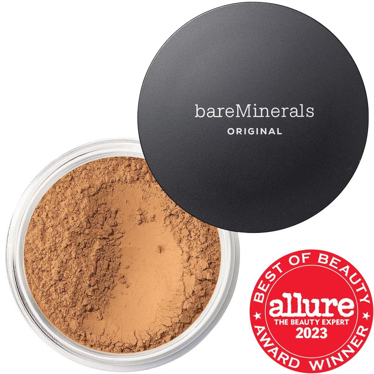 bareMinerals Original Loose Talc-Free Mineral Powder Foundation SPF 15: Natural Finish, Buildable Coverage, Vegan & Cruelty-Free Makeup by Beauty Care Bag