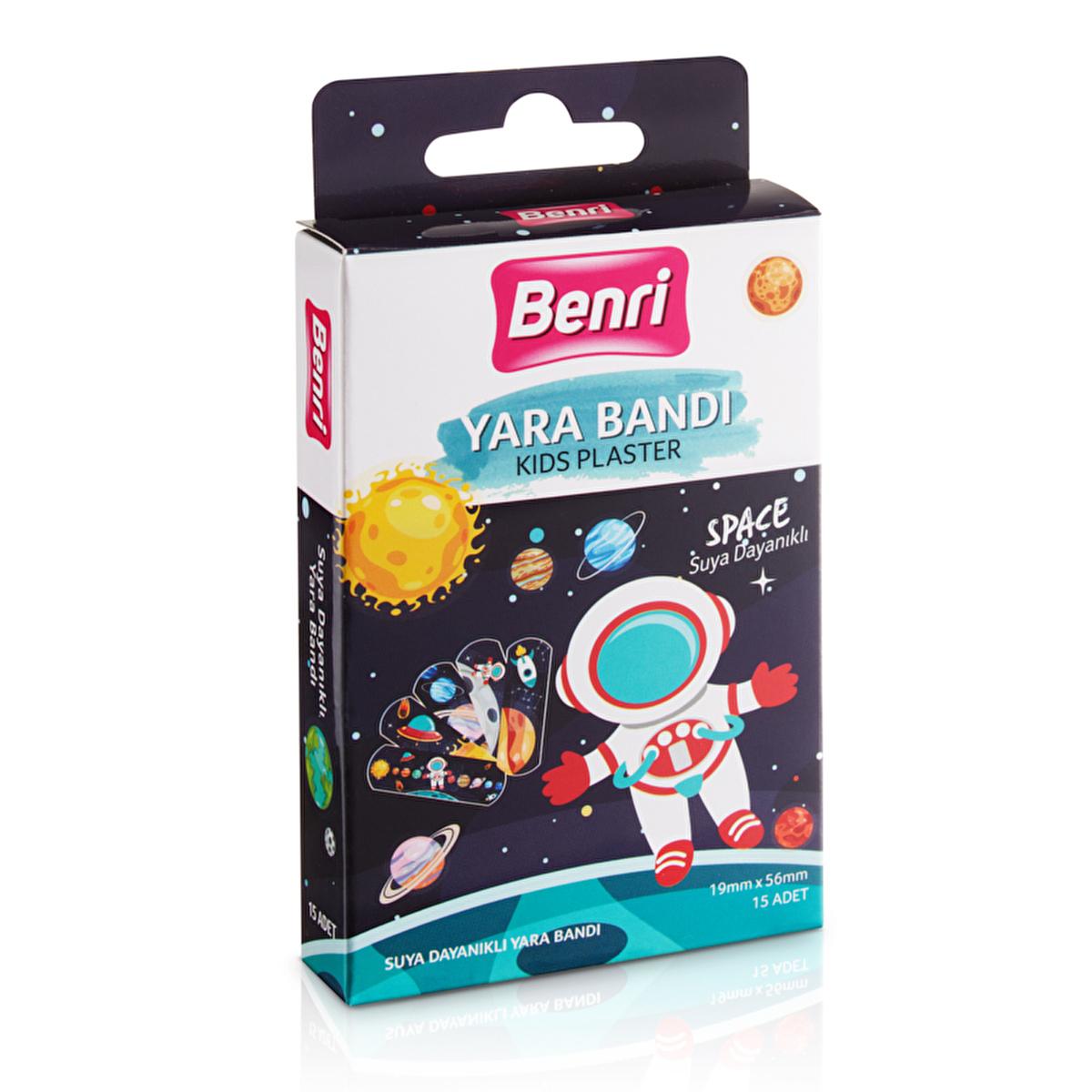 Benri Colorful Band-Aids for Kids - 15 Count, Breathable and Fun Designs for Children's Wound Care by Beauty Care Bag
