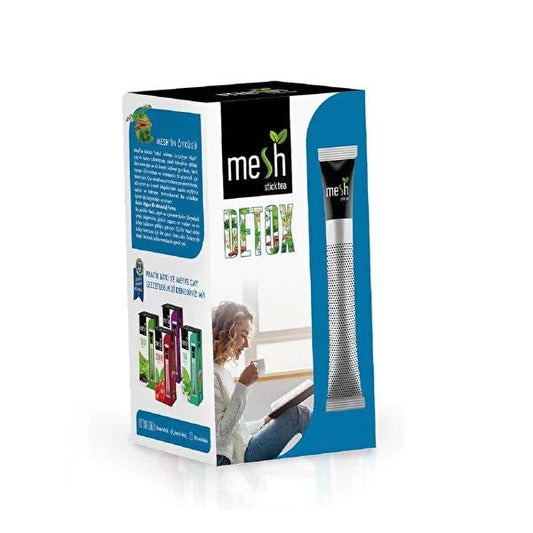 Mesh Stick ‚ay Detox Herbal Detox Tea: Naturally Purifying, Blood Cleansing, and Refreshing - 16 Tea Sticks by Beauty Care Bag
