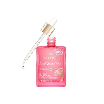 Nuxe Prodigieuse Boost: Vitamin C Glow Boosting Serum | Vegan Facial Serum for Fine Line Reduction & Radiant Skin by Beauty Care Bag