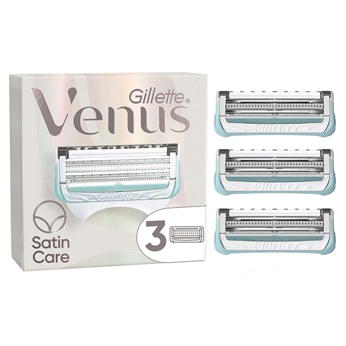 Gillette Venus Bikini Razor Replacement Heads - Sensitive Skin, Irritation-Free Shaving for Women's Grooming, Precise Bikini Line Trimming by Beauty Care Bag