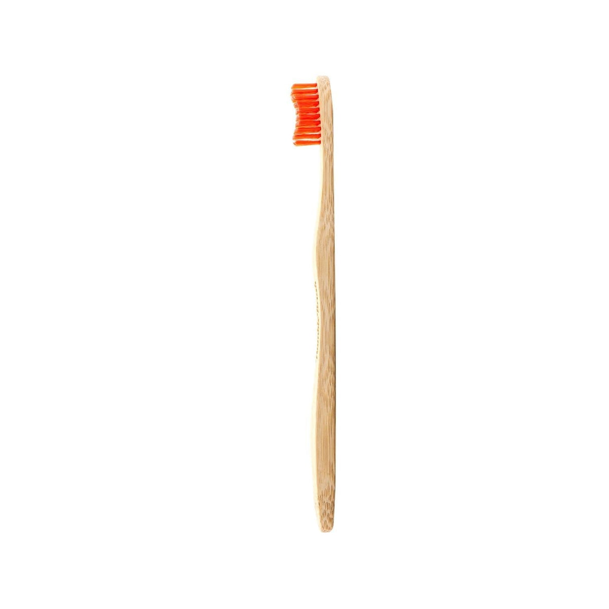 Humble Brush adult bamboo toothbrush, soft, red