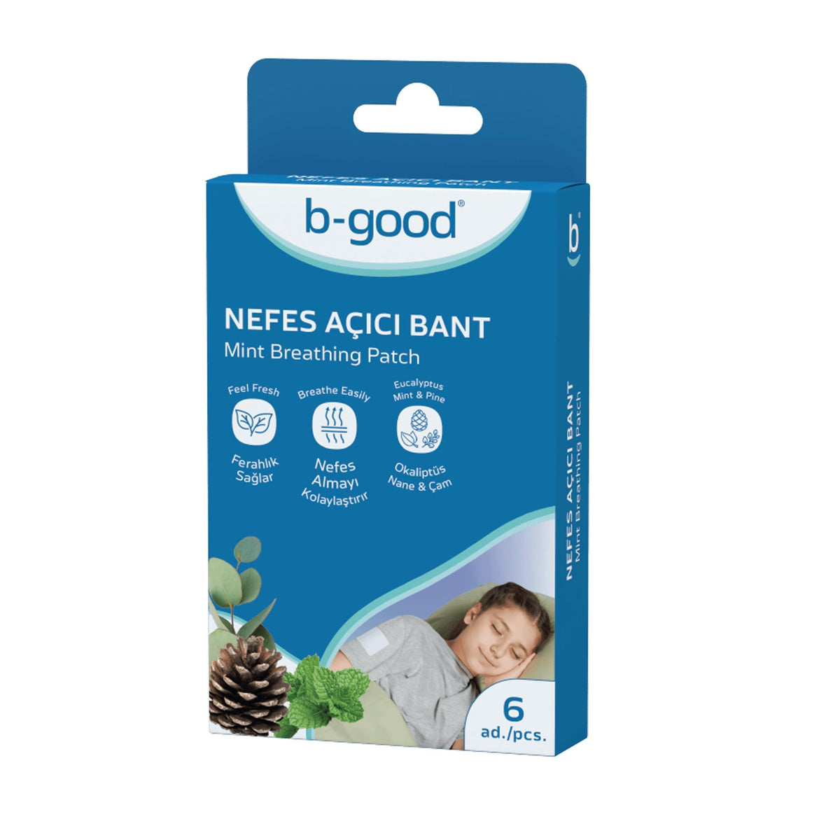 b-good Nasal Strip for Easy Breathing & Congestion Relief - Non-Invasive Breathing Aid for Cold & Allergy Sufferers by Beauty Care Bag