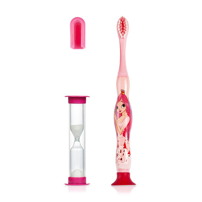 Benri Dent Children's Toothbrush with Timer - Soft Bristle, Ergonomic Handle, Gentle on Teeth and Gums by Beauty Care Bag