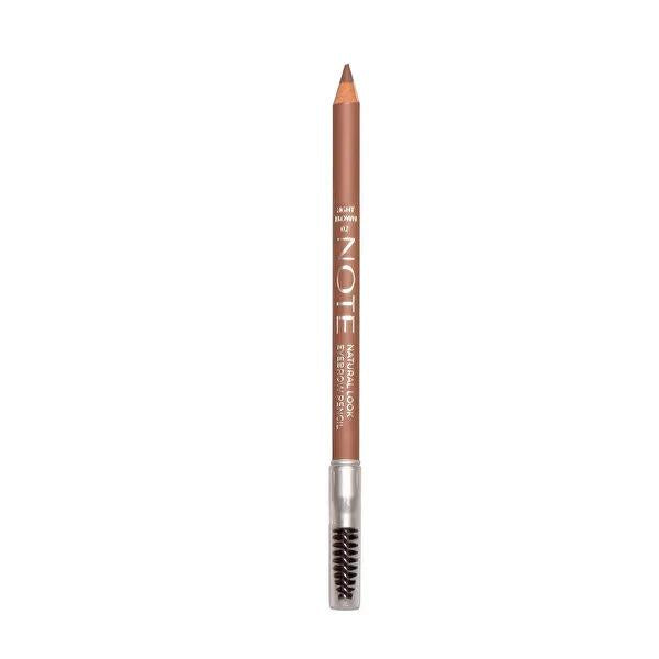 Note Natural Eyebrow Pencil 02 - Creamy Eyebrow Pencil with Matte Finish for Natural Look by Beauty Care Bag