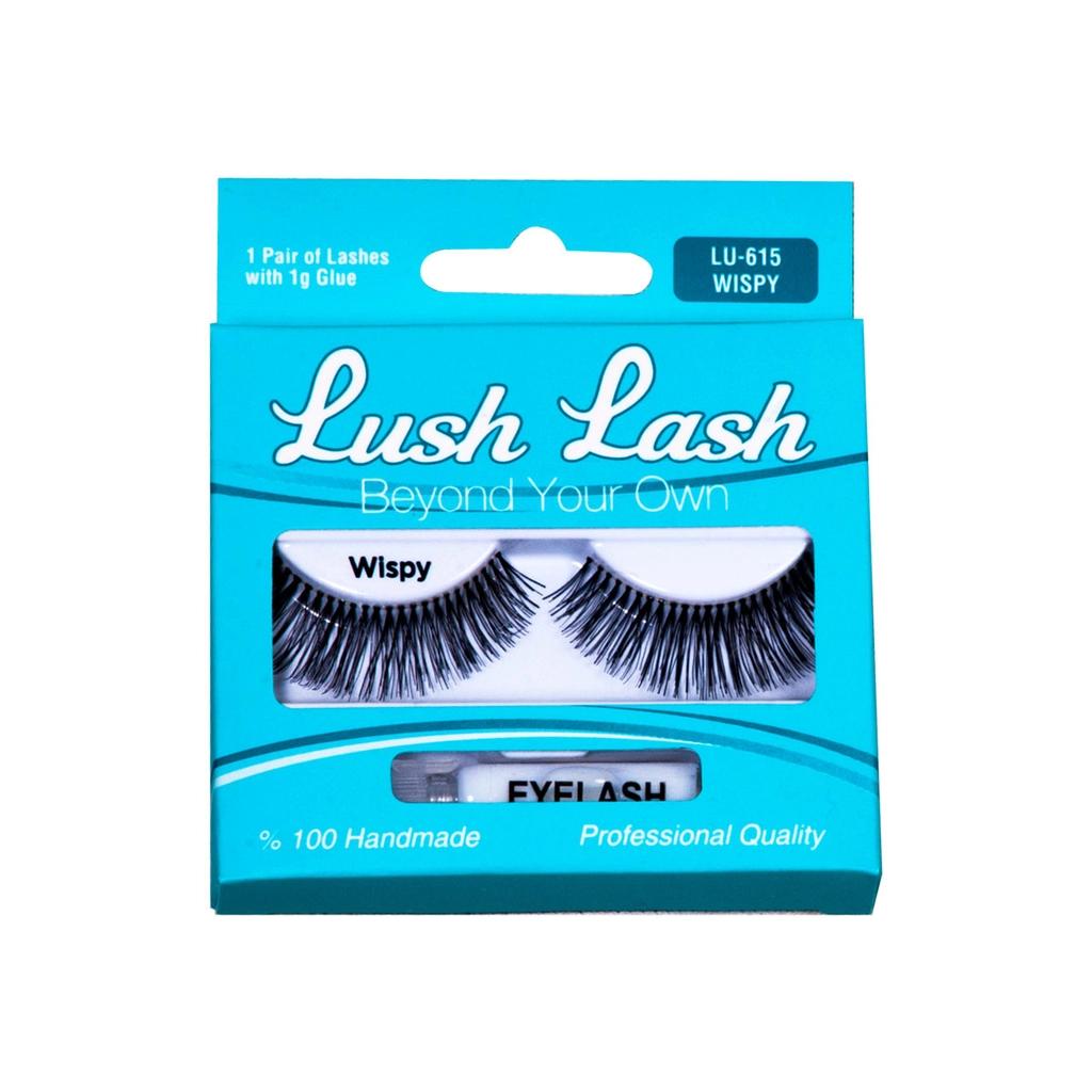 Lush Lash Wispy LU-615 False Eyelashes for Natural Volume by Beauty Care Bag