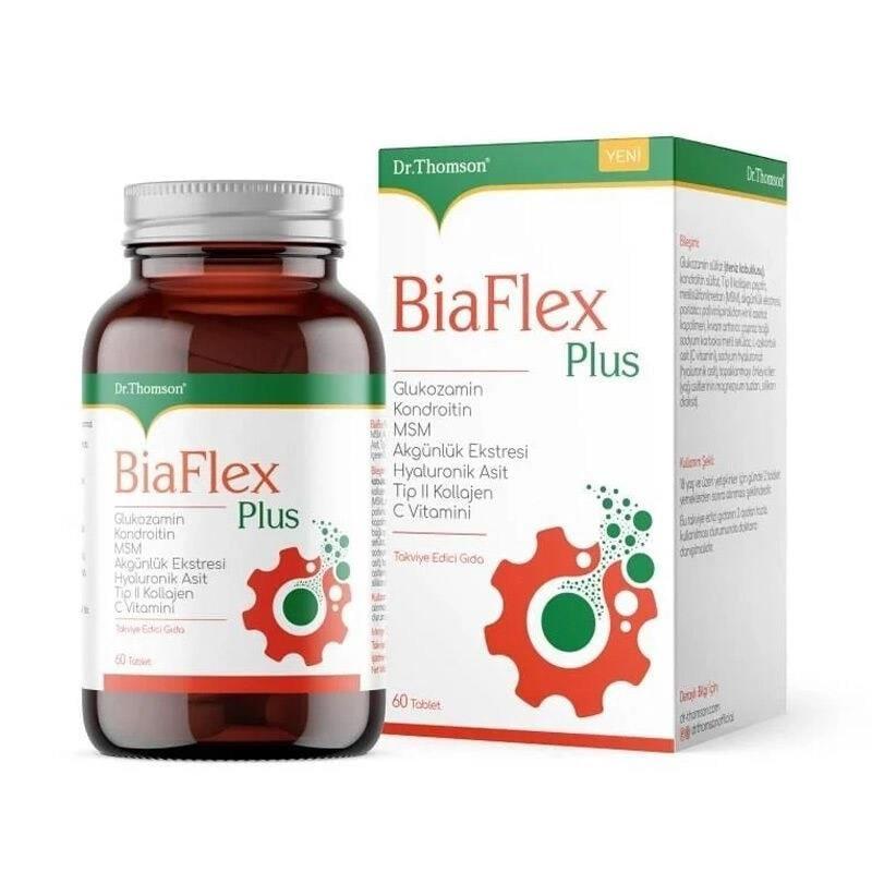 Dr.Thomson BiaFlex Plus Joint Health Supplement Tablets - Glucosamine Chondroitin for Joint Support by Beauty Care Bag