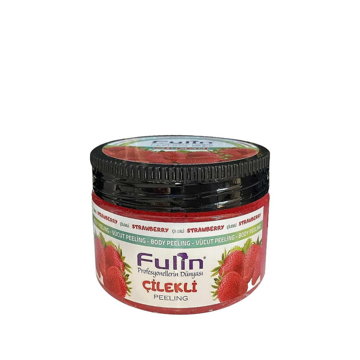 Fulin Strawberry Body Scrub 500g - Exfoliating Skincare for Smoother Skin by Beauty Care Bag