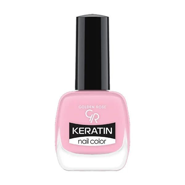 Golden Rose Keratin Nail Polish - Long-Lasting Shiny Nail Color with Keratin Enriched Formula by Beauty Care Bag