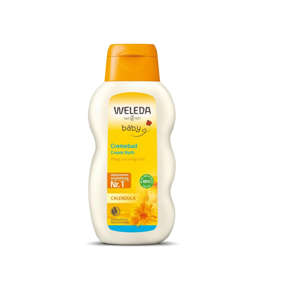 Weleda Baby Calendula Bath Cream - Natural, Gentle & Soothing for Baby's Skin, 6.76 fl oz by Beauty Care Bag