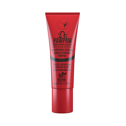 Dr. Pawpaw Multipurpose Tinted Ultimate Red Balm - Natural Moisturizer for Lips and Skin, 10ml by Beauty Care Bag