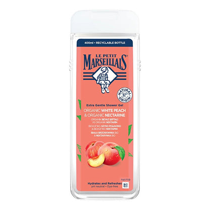 Le Petit Marseillais Peach Shower Gel for Hydration 400 ml by Beauty Care Bag