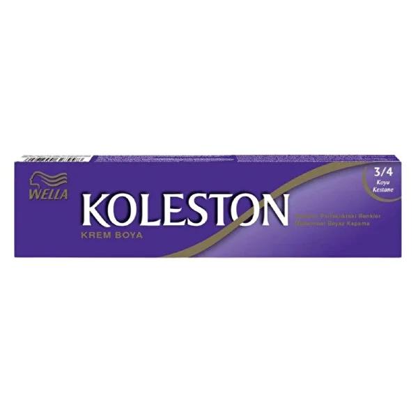 Koleston dark chestnut permanent hair dye