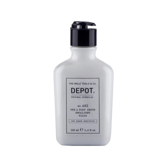 Depot No. 402 Pre&Post Shave Emolliant Fluid - 100ml Pre-Shave and Post-Shave Moisturizer for Men by Beauty Care Bag