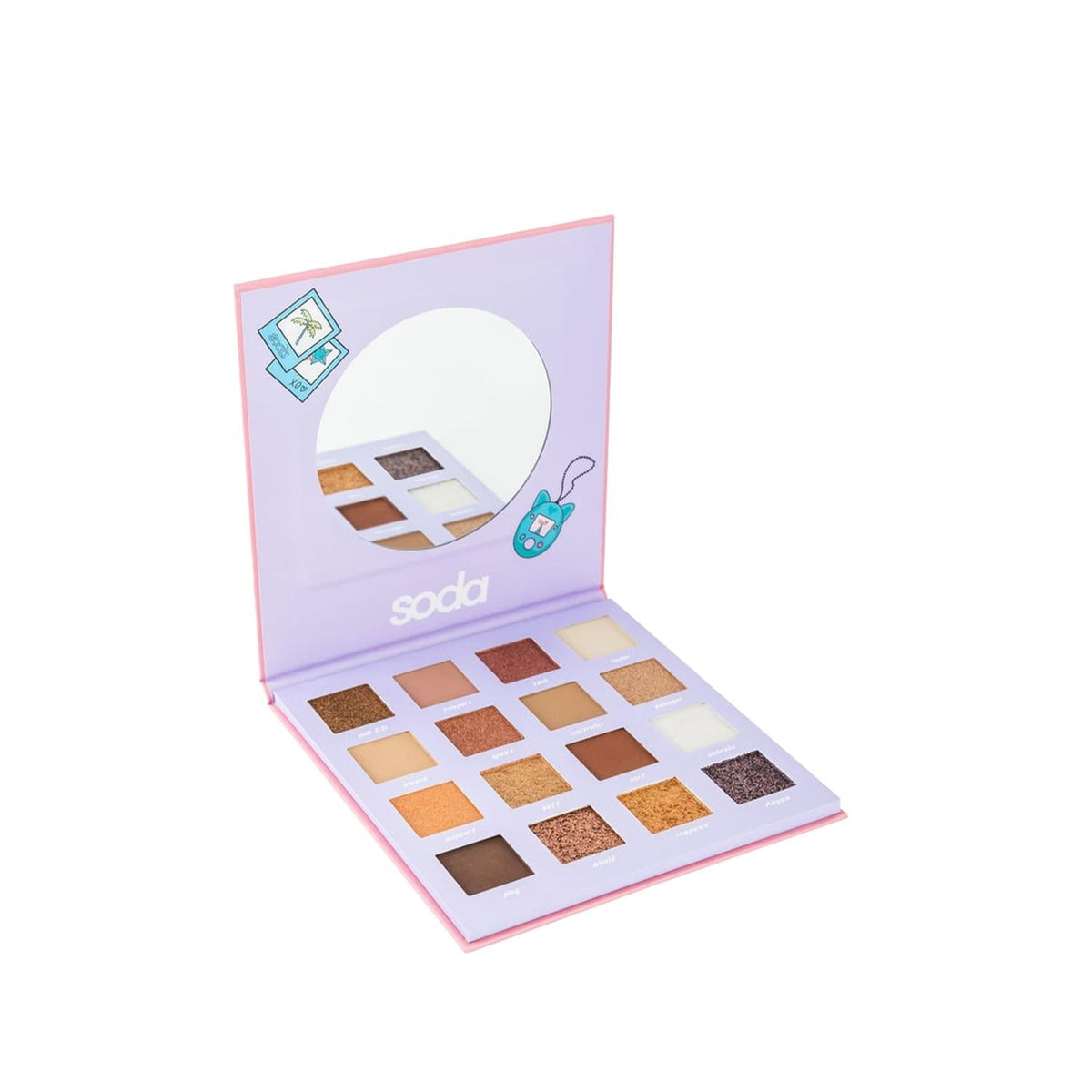 Game Over Eyeshadow Palette Dream Team Soda - 25.6g by Beauty Care Bag