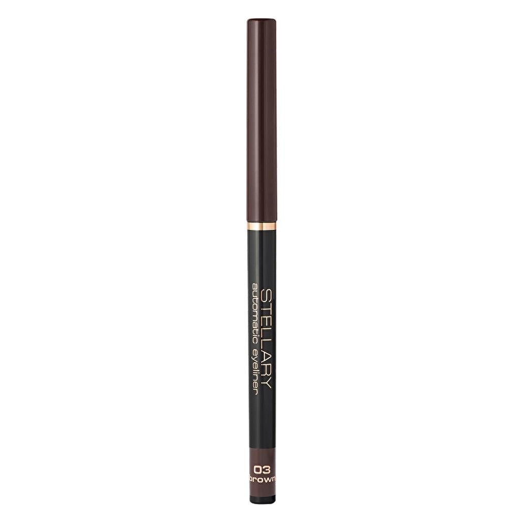 Stellary Automatic Eyeliner 03 Brown Long-Wear Pencil by Beauty Care Bag