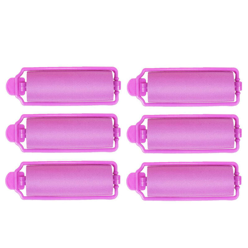 Nascita 1.5cm Rubber Hair Rollers for Heatless Curls 6-Pack by Beauty Care Bag
