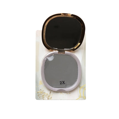 Nascita Portable Pocket Mirror in Pink 9cm by Beauty Care Bag