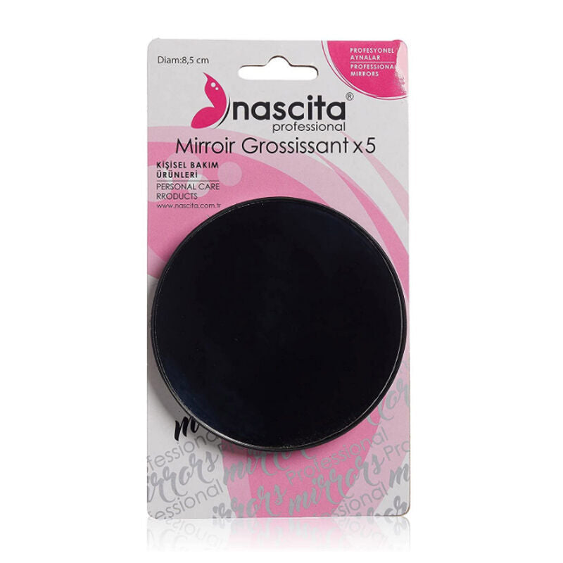 Nascita Magnifying Mirror for Precise Grooming 8.5cm by Beauty Care Bag