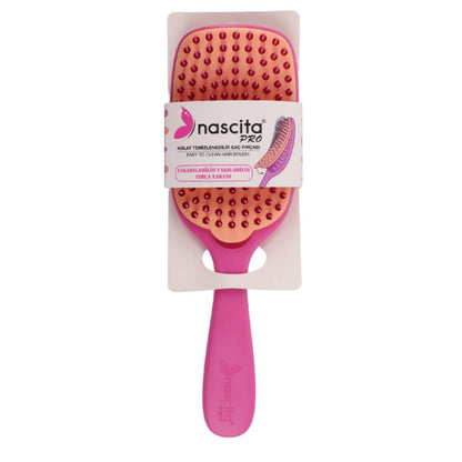Nascita Easy Clean Hair Brush for Smooth Styling PinkHair CareTorqelo.com