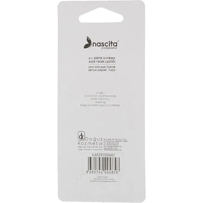 Nascita Eyelash Curler Replacement Pads White 6-Pack by Beauty Care Bag