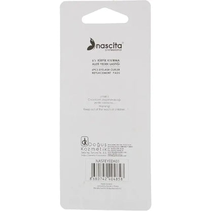 Nascita Eyelash Curler Replacement Pads White 6-Pack by Beauty Care Bag