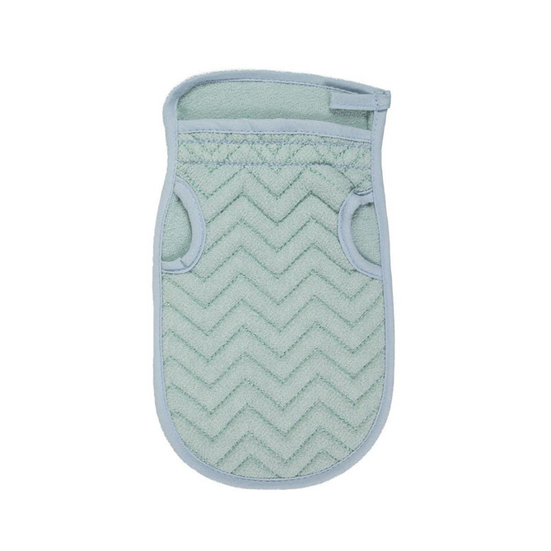 Nascita Cotton Bath Mitt Gentle Exfoliating Green by Beauty Care Bag