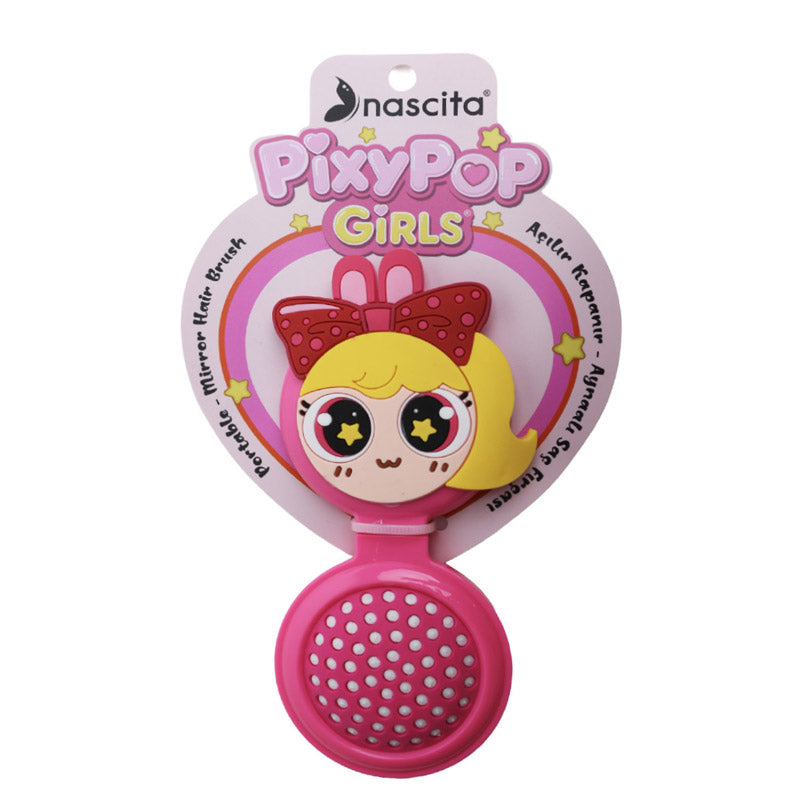 Nascita PixyPop Girls Folding Hair Brush 1 Count by Beauty Care Bag