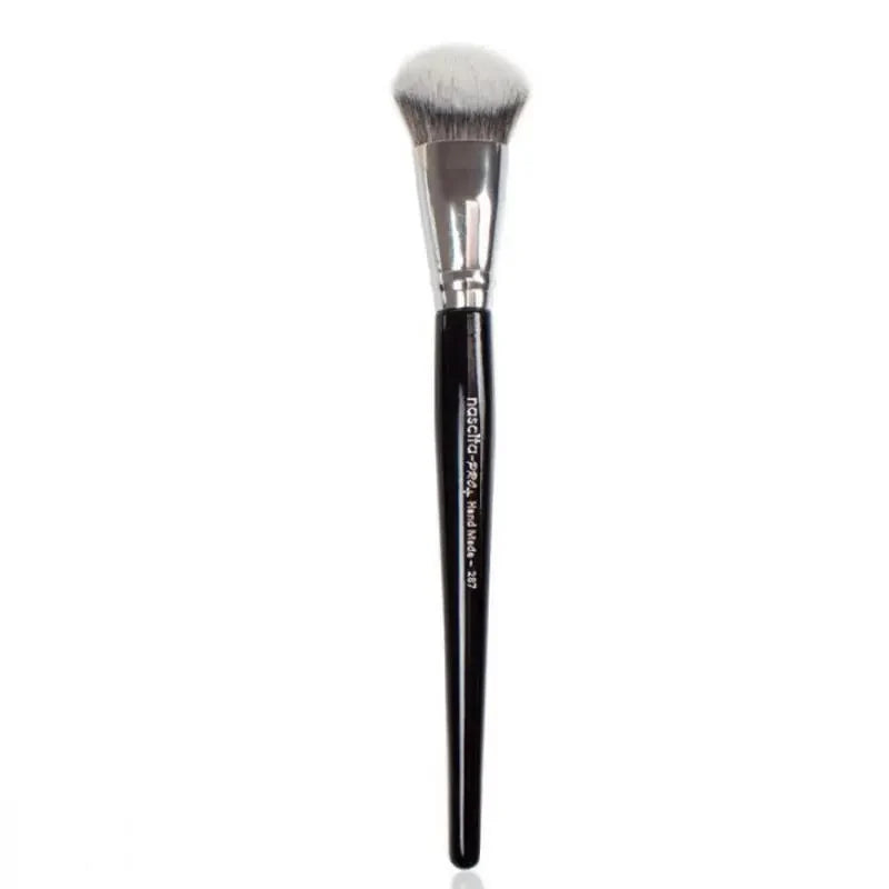 Nascita Pro Plus Angled Foundation Brush for Smooth Blending by Beauty Care Bag